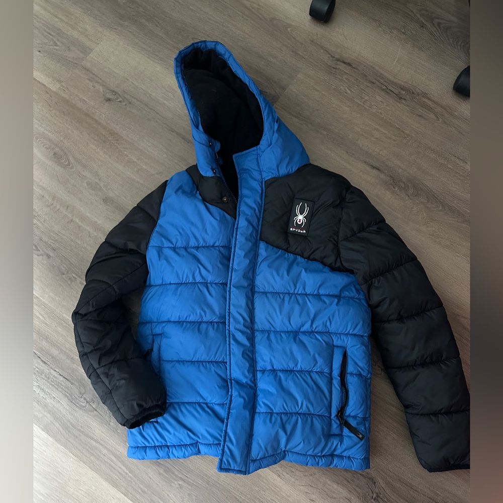Spyder Blue and Black Winter Coat